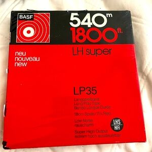 🚨MUST GO🚨Rare CANNOT GET THIS IS STORES BASF Red and Black LH Super LP35 Tape